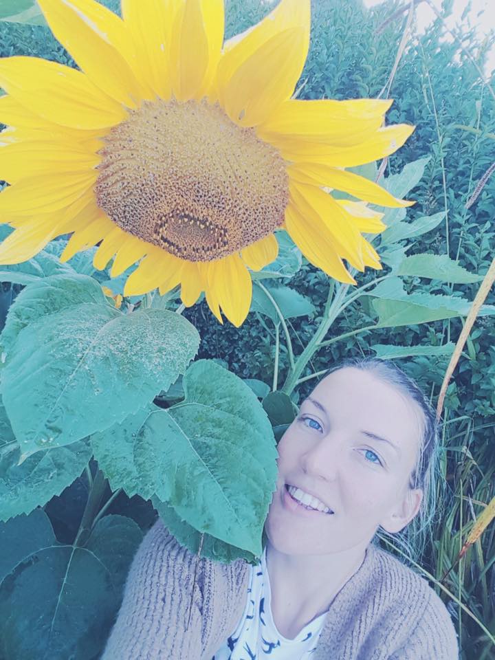  - Dawn's story epitomised this whole project: she was given her packets of our seeds while on holiday in Perranporth in Cornwall, took them home and started growing her sunflower hut. She tweeted regularly and enthusiastically and became a new friend.